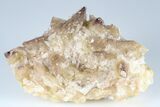 Calcite Crystal Cluster with Purple Fluorite - China #177659-1